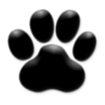 Wikimedia Commons - public domain - File "Pawprint.png)