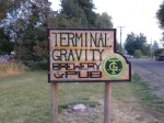 Terminal Gravity sign