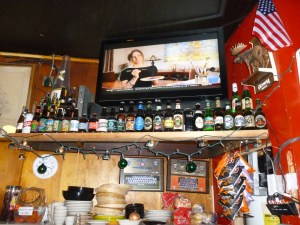 Three rotating taps -- microbrews and all these beers in cans available...