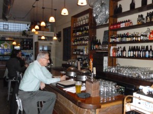 Westwood at Beer drinking beer....