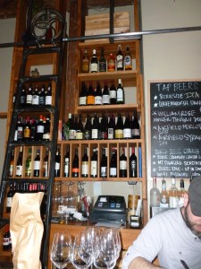 An impressive assortment of wines