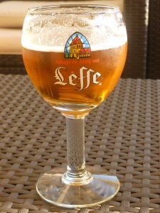 A Frosty Mug of Leffe Bier which is a product of ....
