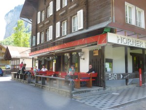 A delightful pub in the Swiss Alps