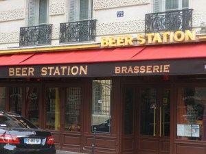 The Beer Station - not one of Paris' finer bars..