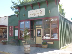 Unfortunately we could not find out what the LG designated in the name of this pub