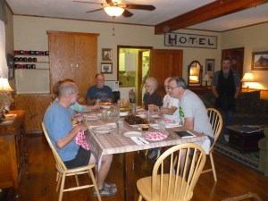 Family Dinner at the Diamond Hotel