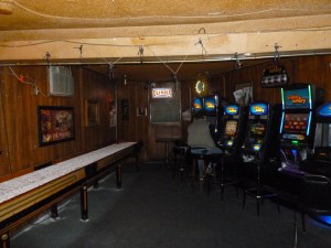 Free shuffleboard and a number of video games