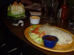 "Breakfast" Burrito - gigantic and delicious...