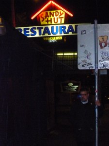 The Sandy Hut - A great neighborhood/dive bar - not a restaurant