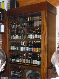 An impressive selection of bottled beers too!