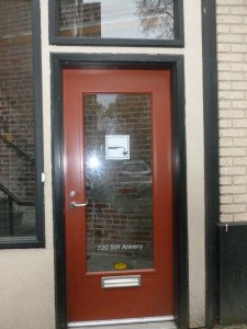 The entrance to the Upper Lip on Ankeny Street