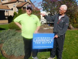 Steve Lawrence with 2014 Beerchaser of the Quarter and his good friend Jud Blakely
