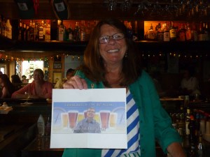 Betty Jean with Thebeerchaser logo