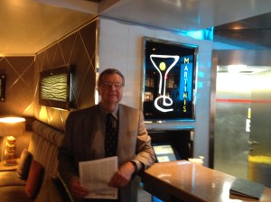 That's gin - up and with olives......