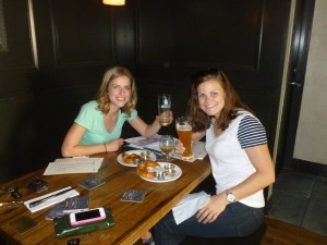 Laura and Kenzie - stationary for the moment