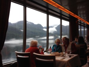 No reservation needed for a window seat at dinner.
