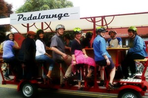 Multiple bars visited on the Pedaloung tour