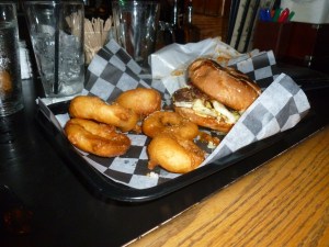 "Build a Burger" and add tater tots or onion rings