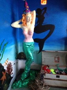 This mermaid does, in fact, look naughty...