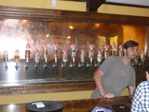 Eighteen different Avery beers at their Tap Room