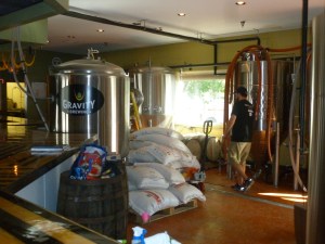 Facilities in the brew pub