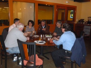 From left:  Pete Osborne, Dan Eller, Katherine Van Zanten, Roy Lamber and Marc Sellers