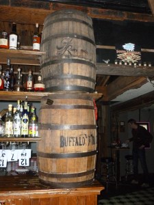 Named for Whiskey Barrels not the shot gun...