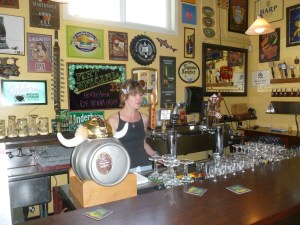 Susan at the Belmont Station bar