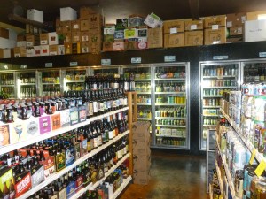 Try one of the 1,300 bottled beers from around the world.