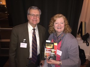 Thebeerchaser and the Beer Goddess with her book