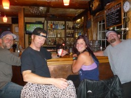 Nothing like a few shots of Jamison to break the ice......