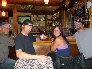 Nothing like a few shots of Jamison to break the ice......