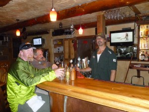Lee, the bartender and cook (not mellowed by Hells Angel's gig)