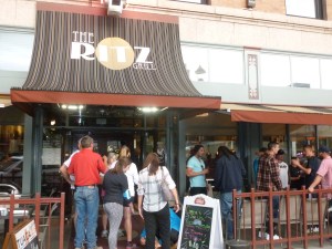 Saturday night at the Ritz