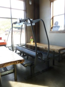 Ski-lift chairs for furniture