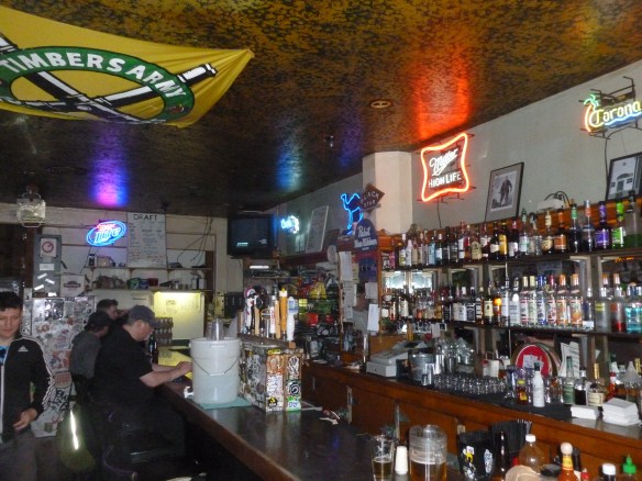 The bar at the Yamhill