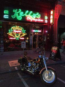 Motorcycle at Entrance