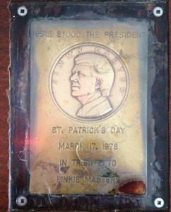 President Carter - personal friend of Pinkie's