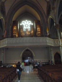 The baptismal fond weight ----