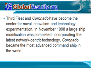 Certificate for CORONADO after the conversion