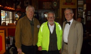 Beerchasers-of-the Quarter, John Terry and Jim Westwood in our 2012 visit to the historic Goose Hollow Inn