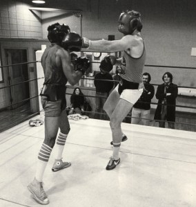 Sparring with Ray Lampkin