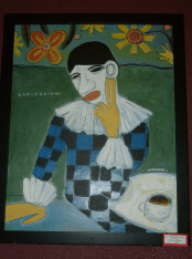 Original art at the Nest Tavern in SE Portland