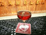 Christian's boulevardier - bourbon, sweet vermouth and campari