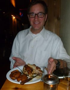 Dave Hicks savors his 