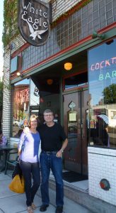 Thebeerchaser with Janet - a supportive spouse.....