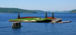 The famous Floating Green - I need a drink.....