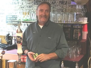 A new friend and talented bartender.....