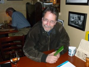 Author and wine drinker, Brian Doyle
