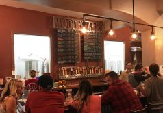 The bar at Woodys was hopping....